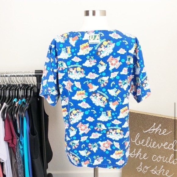 Recycle Save the Planet nurse scrub top - Picture 4 of 6